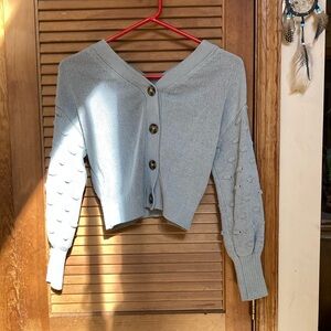 Sage Green Button-Up Women's Sweater